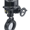 Actuated Wafer type  butterfly valves V4ABFW16-050-016